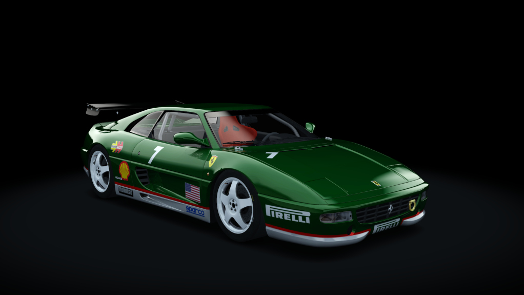 Ferrari 355 Challenge, skin 7_british_green