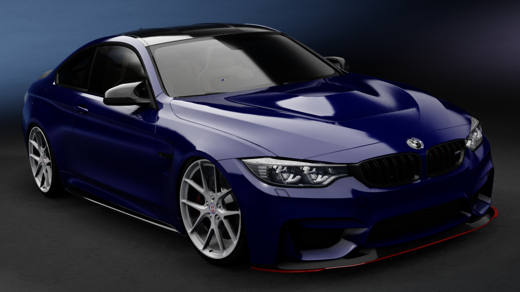 BMW M4 CS HNR Edition, skin Dark Blue