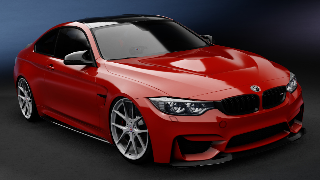 BMW M4 CS HNR Edition, skin Red