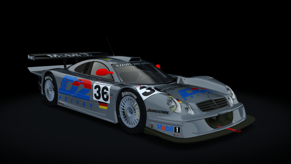 Mercedes CLK GTR GT1, skin 02