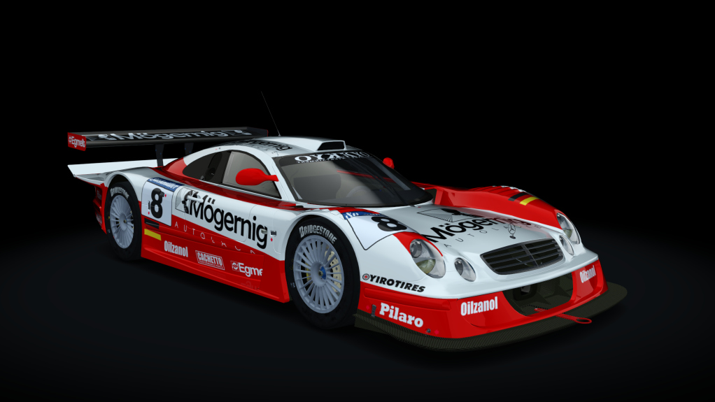 Mercedes CLK GTR GT1, skin 04