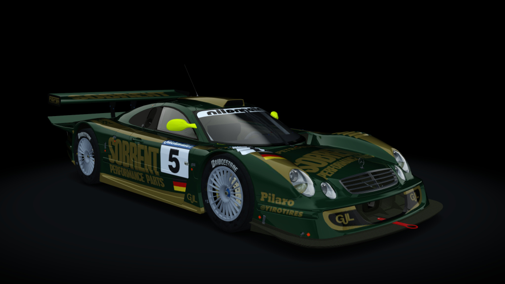 Mercedes CLK GTR GT1, skin 06