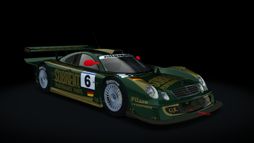 Mercedes CLK GTR GT1, skin 07