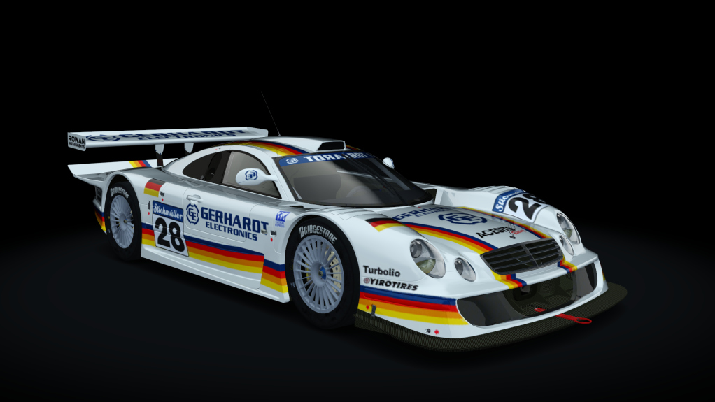 Mercedes CLK GTR GT1, skin 08