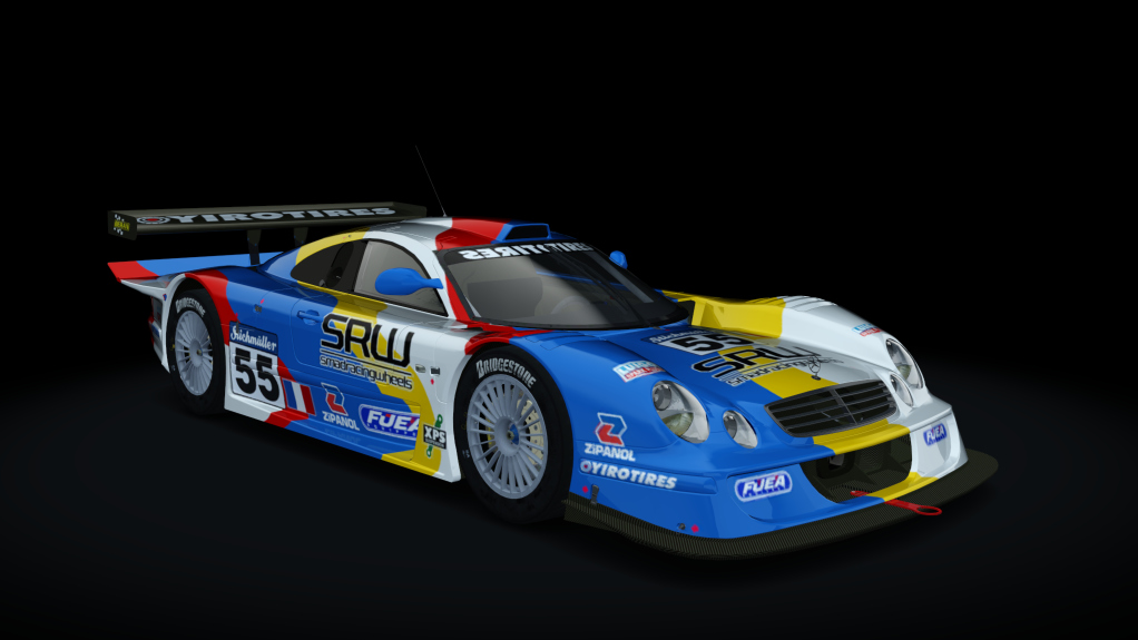 Mercedes CLK GTR GT1, skin 09