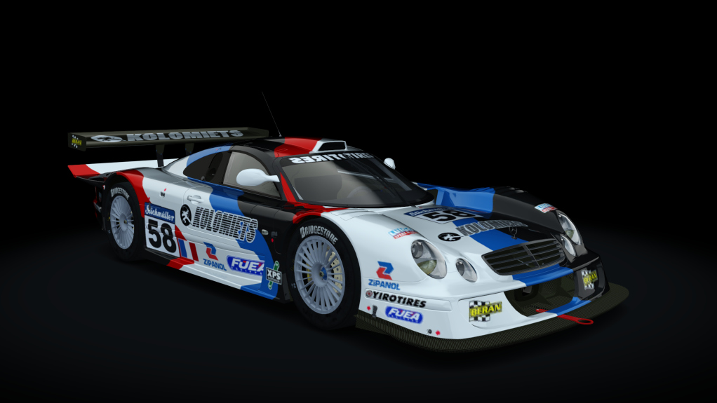 Mercedes CLK GTR GT1, skin 10