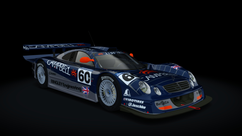 Mercedes CLK GTR GT1, skin 12