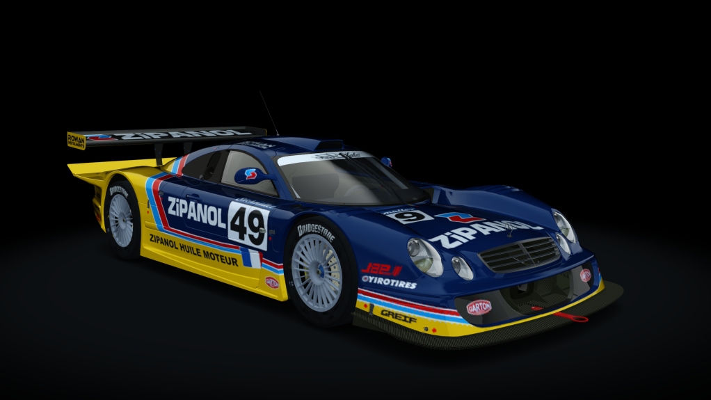 Mercedes CLK GTR GT1, skin 13