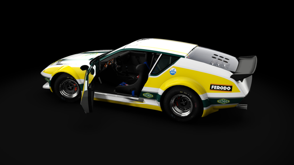 Alpine A310 V6 Groupe V 3.5L, skin Yacco