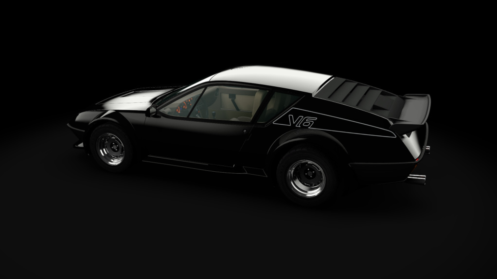 Alpine A310 V6 GT Boulogne, skin Black 2