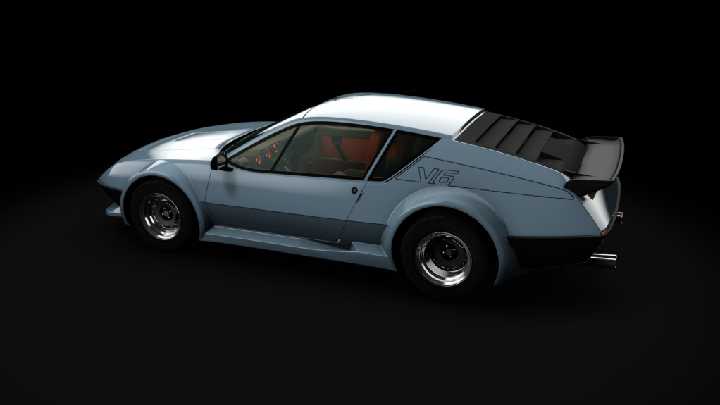 Alpine A310 V6 GT Boulogne, skin Bleu Acier