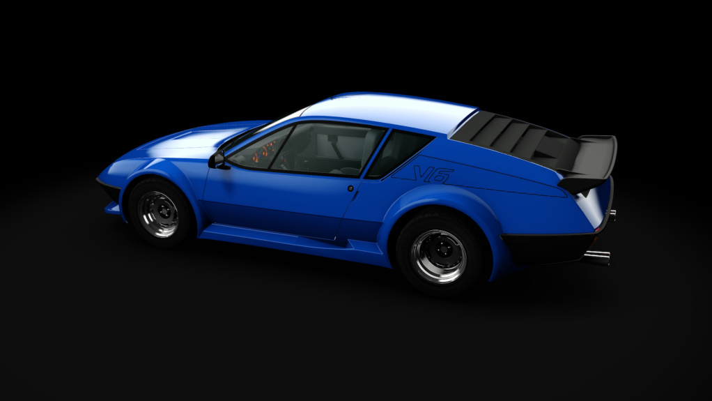 Alpine A310 V6 GT Boulogne, skin Electric Blue 2