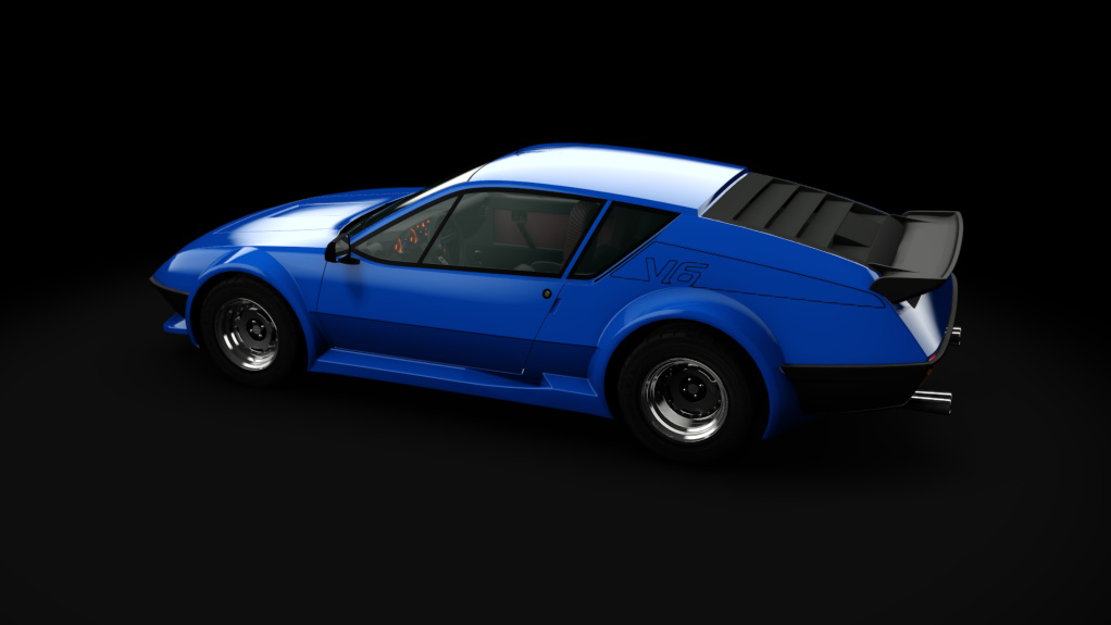 Alpine A310 V6 GT Boulogne, skin Electric Blue