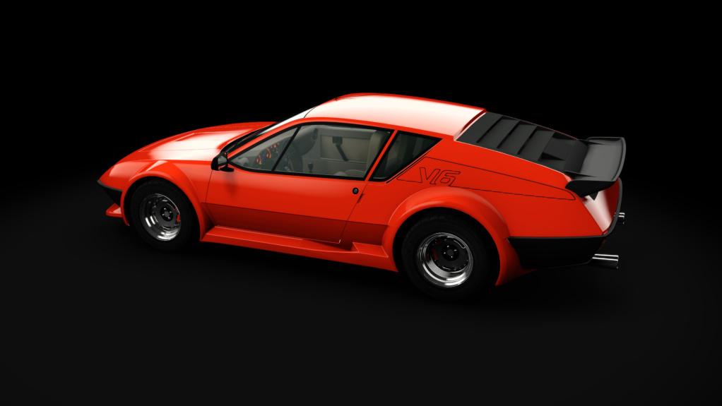 Alpine A310 V6 GT Boulogne, skin Fire Red