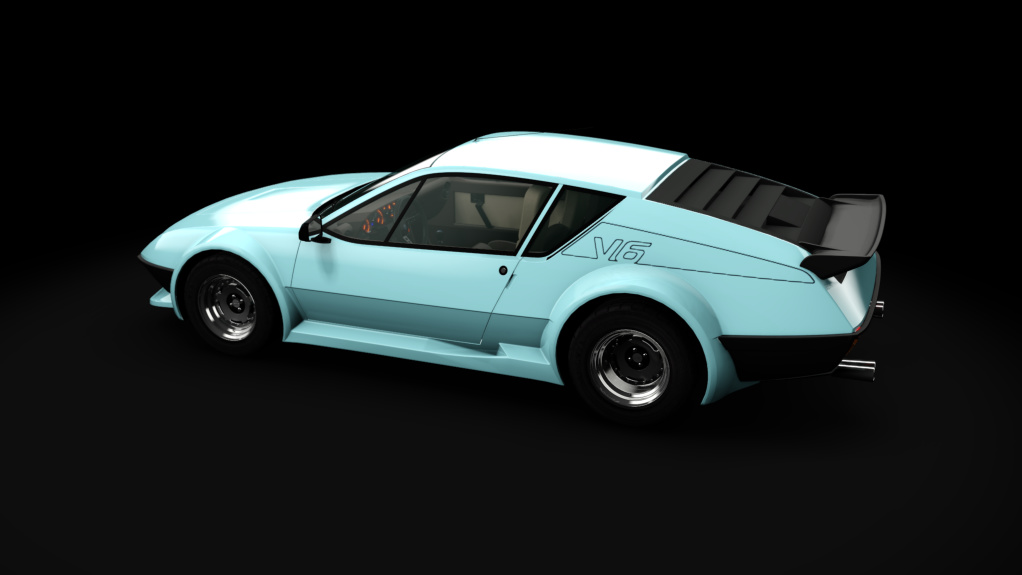 Alpine A310 V6 GT Boulogne, skin Light Blue