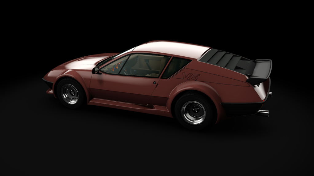 Alpine A310 V6 GT Boulogne, skin Rouge Grenat