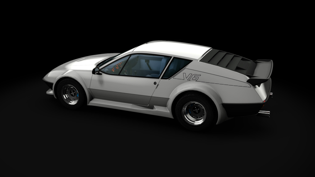 Alpine A310 V6 GT Boulogne, skin Silver