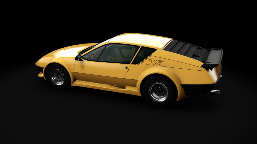 Alpine A310 V6 GT Boulogne, skin Yellow 70'