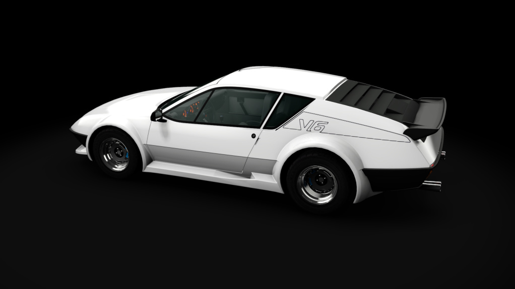 Alpine A310 V6 GT Boulogne, skin alpine white