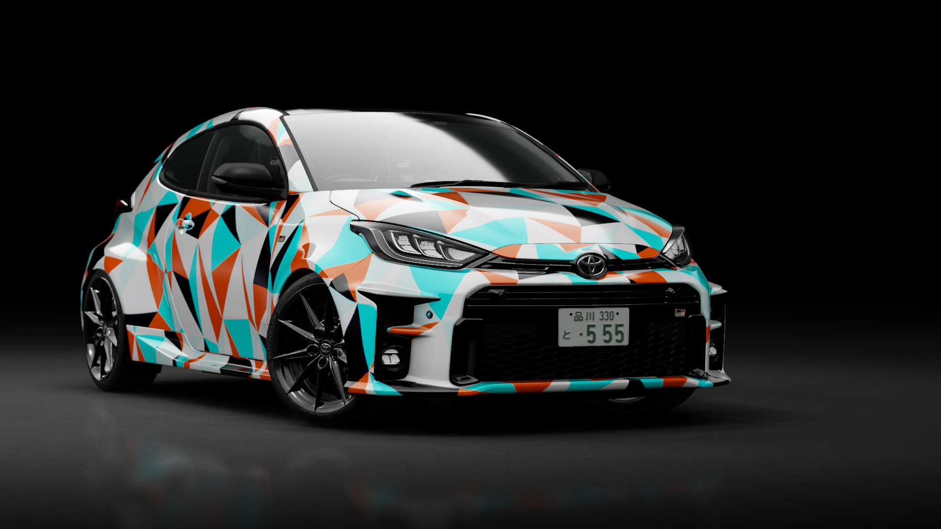 Toyota GR Yaris 1st Edition RZ High Performance '20, skin GR camouflage 4