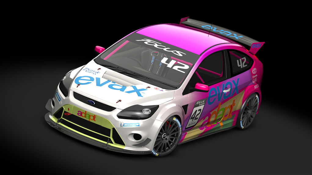 Ford Focus RS MK2 Junior CUP, skin 42_Evax