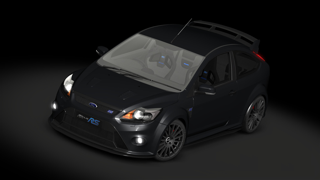 Ford Focus RS MK2 S1, skin 04_Black_matt