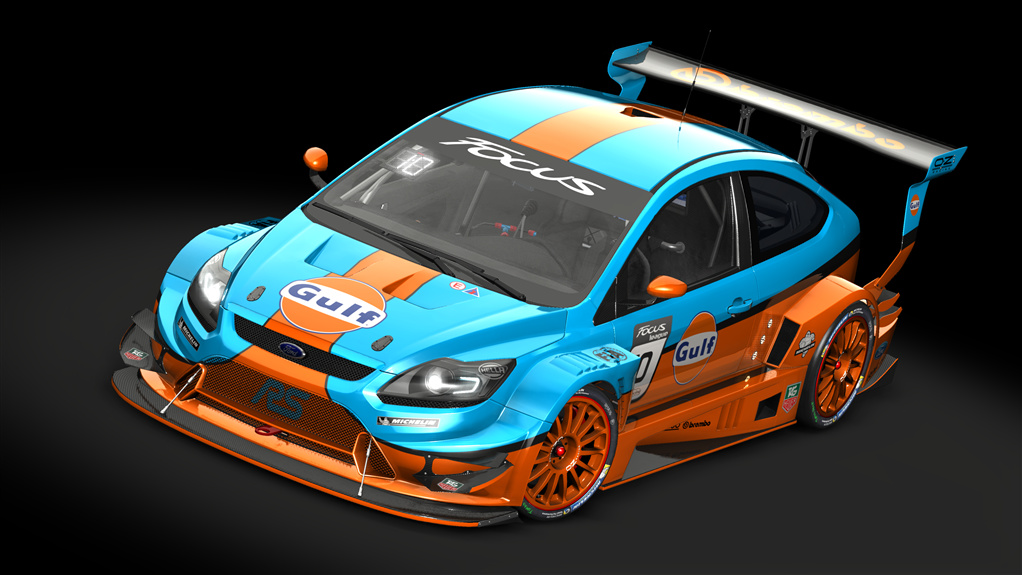 Ford Focus RS MK2 Super CUP, skin 10_Gulf