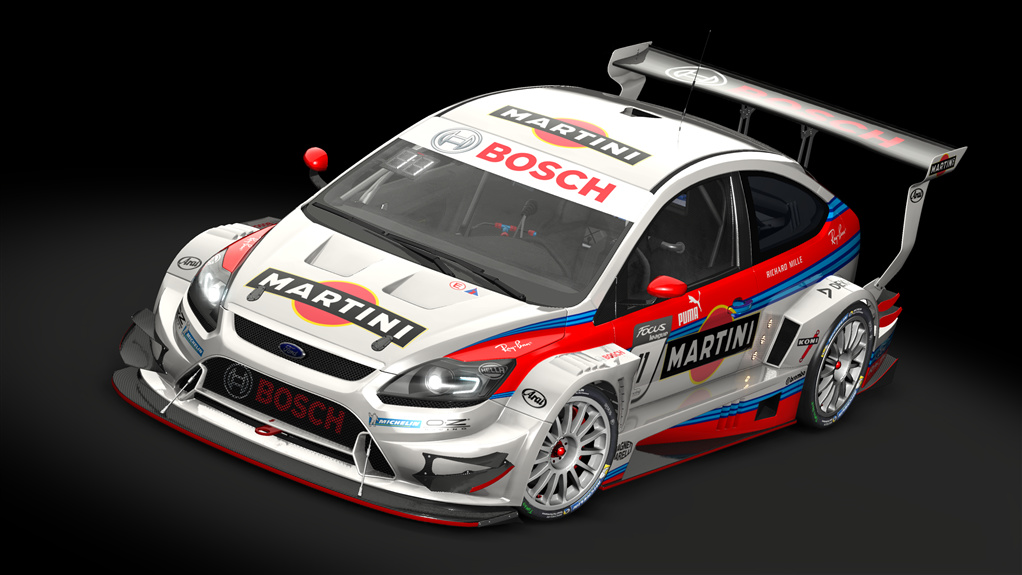 Ford Focus RS MK2 Super CUP, skin 11_Martini