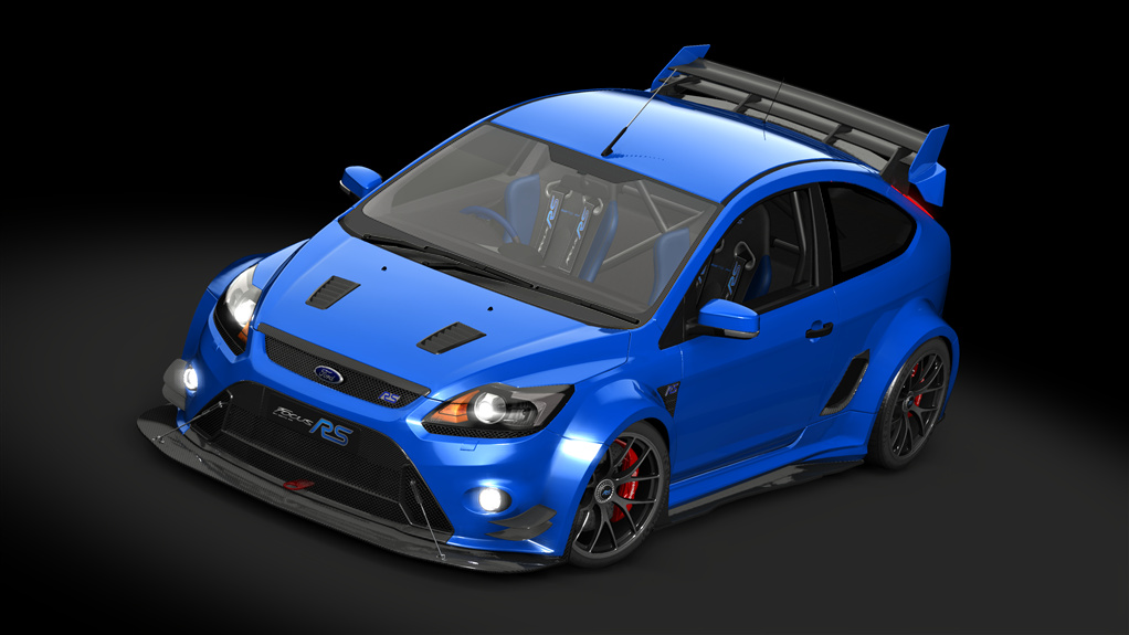 Ford Focus RS MK2 Time Attack, skin 01_Blue_electric