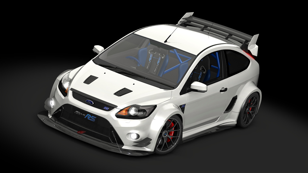 Ford Focus RS MK2 Time Attack, skin 04_Frozen_white