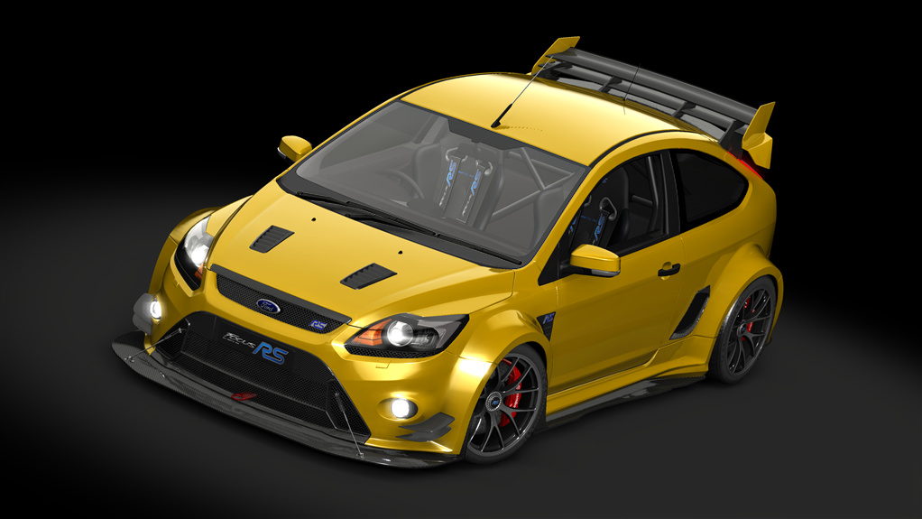 Ford Focus RS MK2 Time Attack, skin 05_Super_yellow