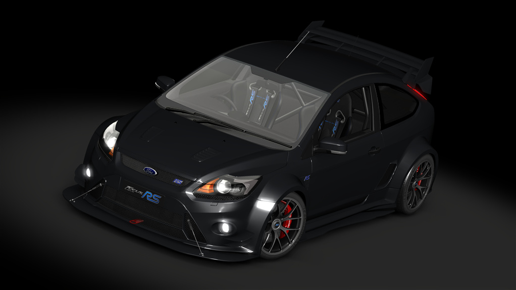 Ford Focus RS MK2 Time Attack, skin 09_Black_matt