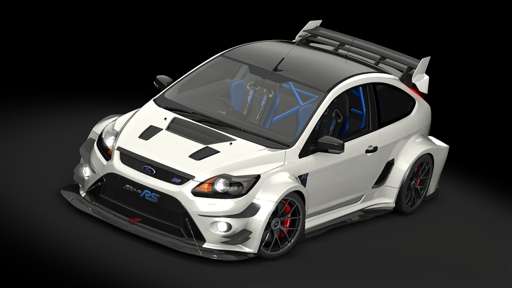 Ford Focus RS MK2 Time Attack Evolution, skin 01_Frozen_white