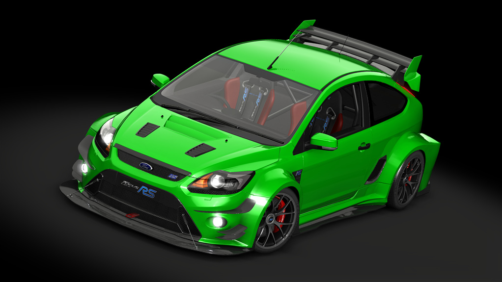 Ford Focus RS MK2 Time Attack Evolution, skin 03_Ultimate_green