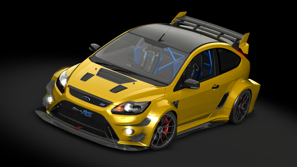 Ford Focus RS MK2 Time Attack Evolution, skin 05_Super_yellow