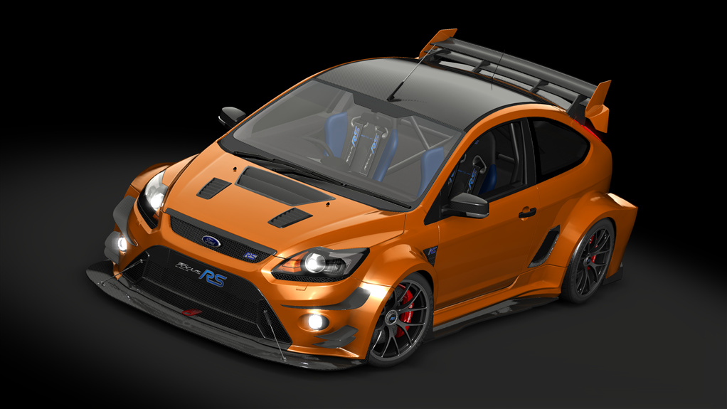 Ford Focus RS MK2 Time Attack Evolution, skin 06_Burn_orange