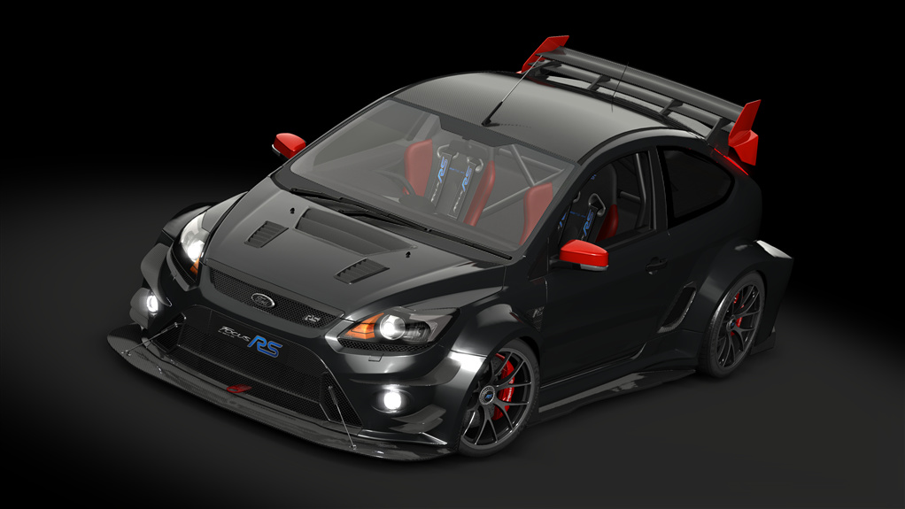 Ford Focus RS MK2 Time Attack Evolution, skin 07_Black