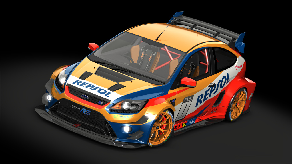 Ford Focus RS MK2 Time Attack Evolution, skin 12_Repsol