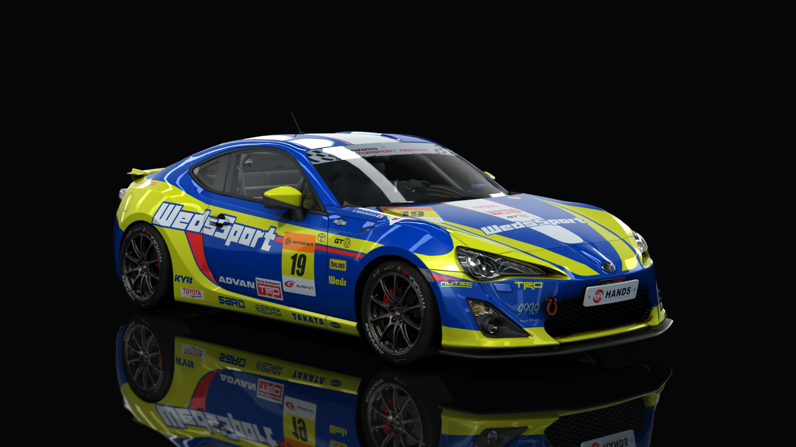 Toyota GT86 Cup, skin wedssport