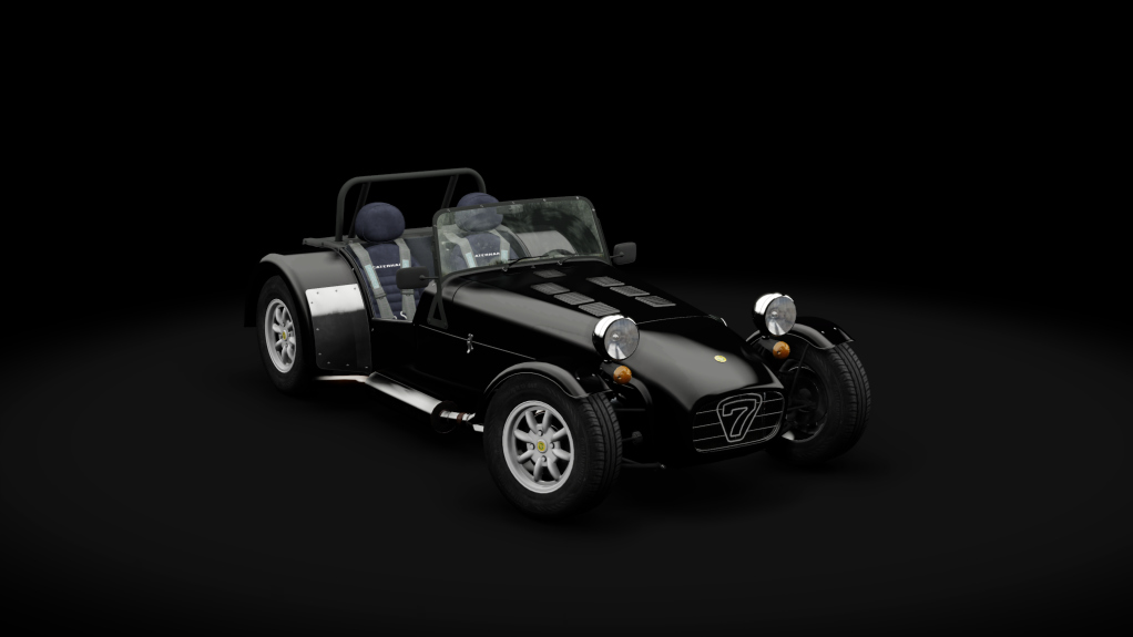 Caterham Super7 1700 Super Sprint LHD, skin black