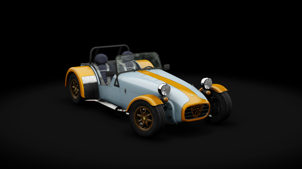 Caterham Super7 1700 Super Sprint LHD, skin gulf