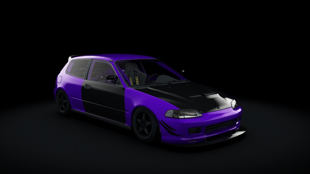 Honda Civic EG6 Track, skin 02_purple