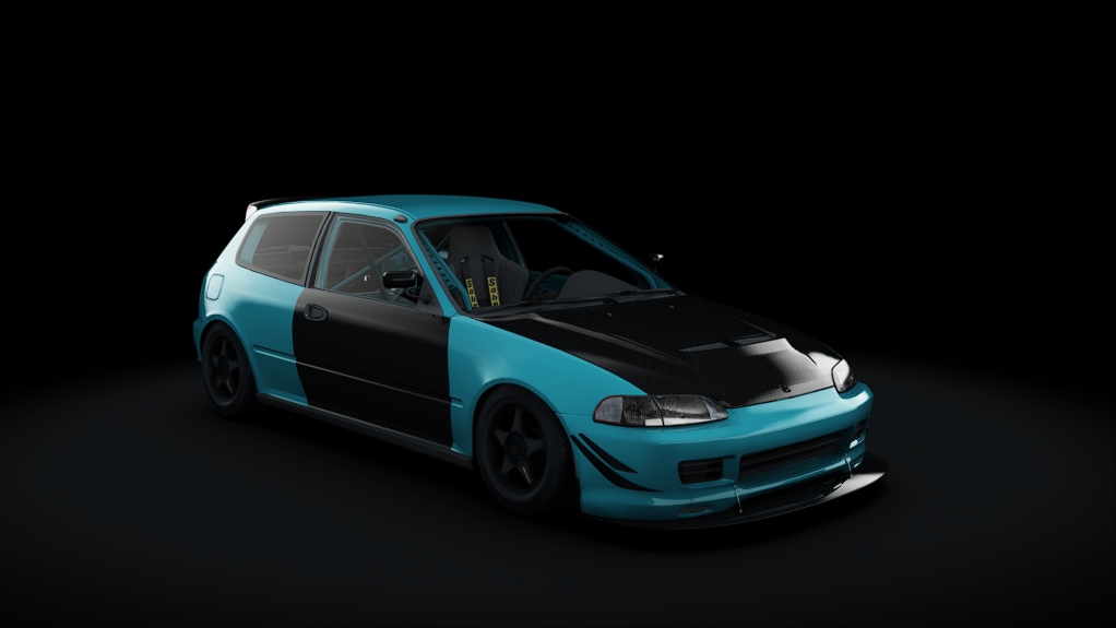 Honda Civic EG6 Track, skin Aztec Green Pearl