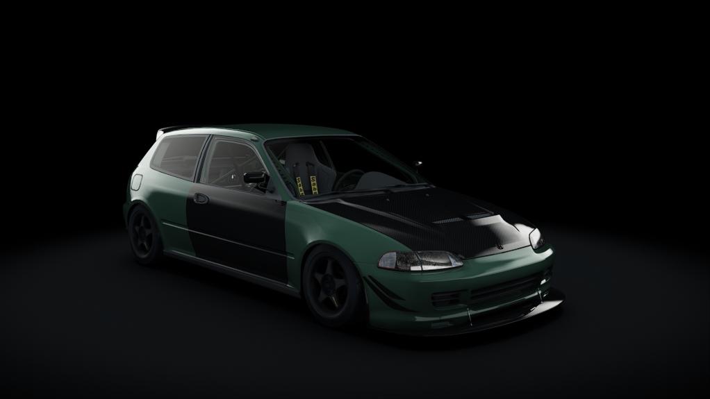 Honda Civic EG6 Track, skin Lausanne Green Pearl