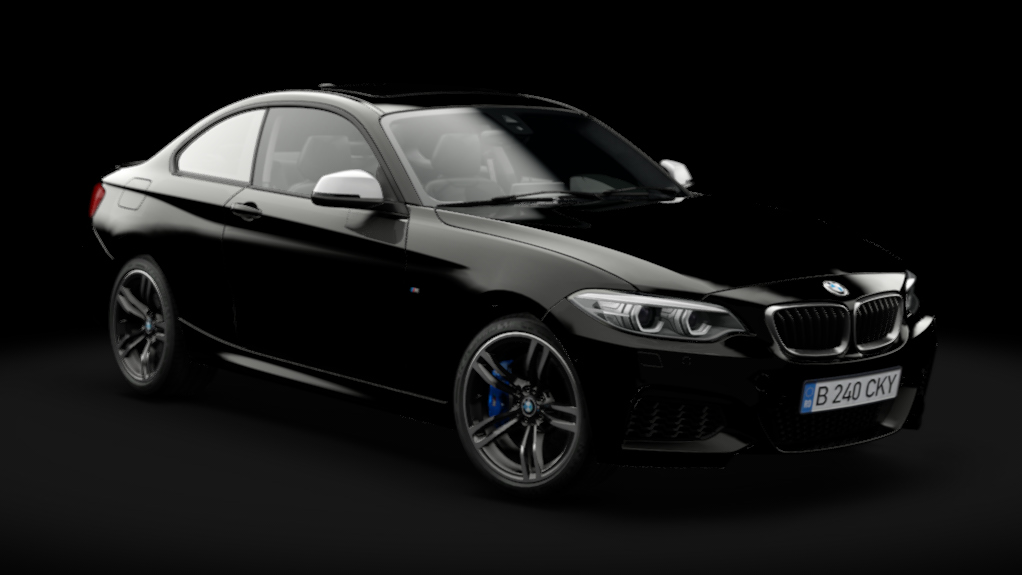 BMW M240i F22 2019, skin Jet Black