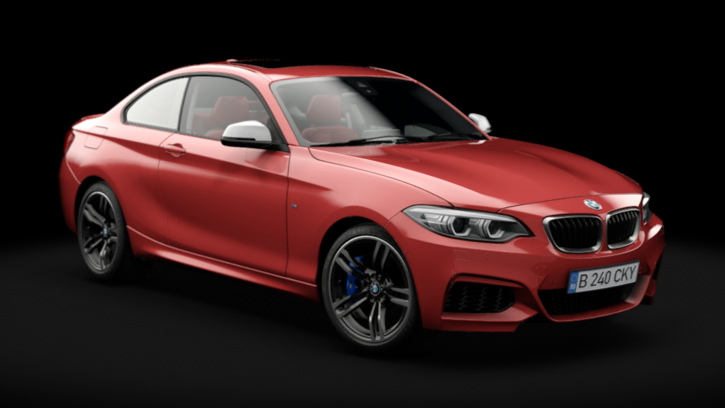 BMW M240i F22 2019, skin Melbourne Red Metallic