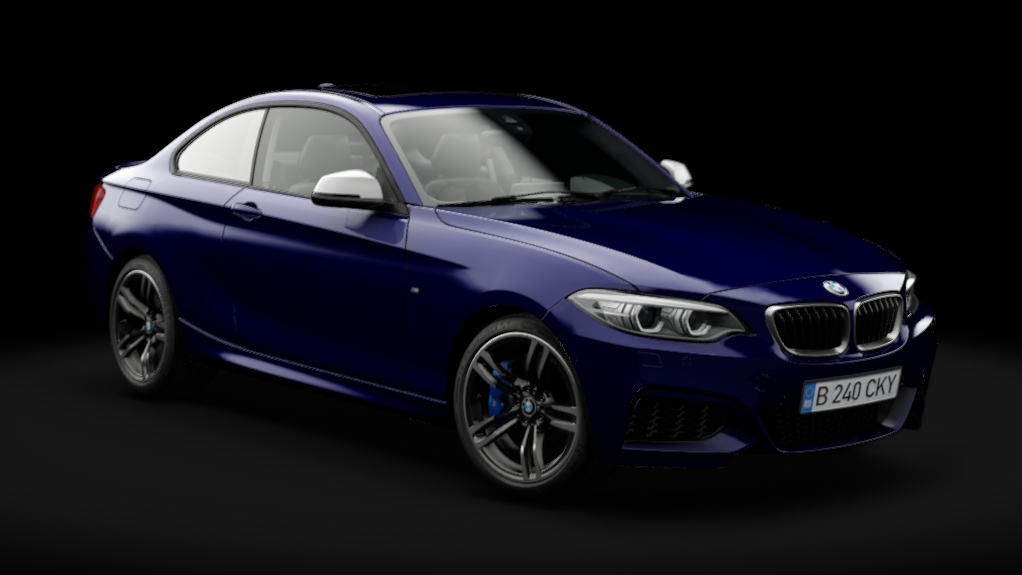 BMW M240i F22 2019, skin Midnight Blue Metallic