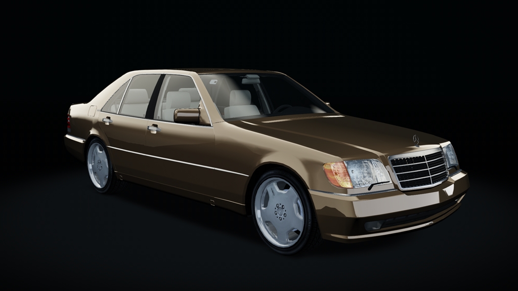 Mercedes-Benz W140 S70 AMG, skin Marrakesh_Brown