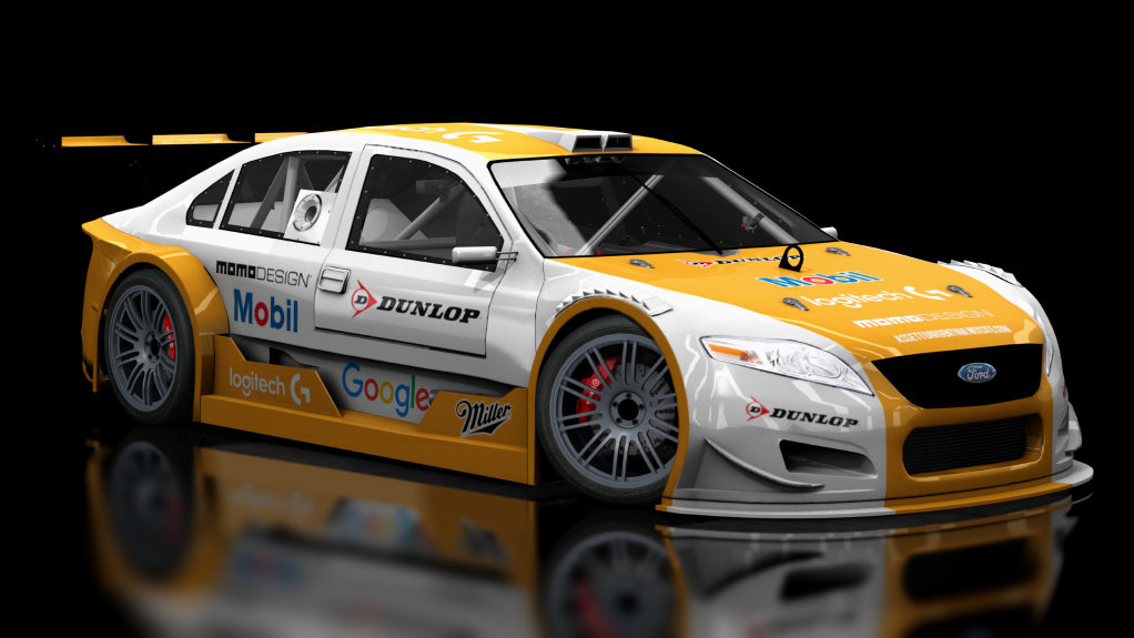 Top Car Ford Mondeo, skin orange_racing