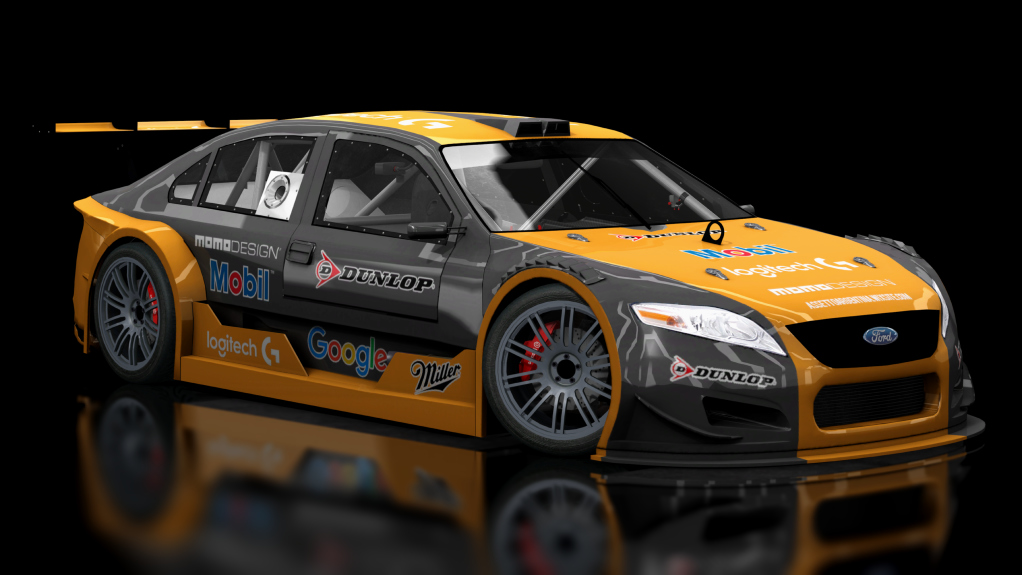 Top Car Ford Mondeo, skin orange_racing_dark